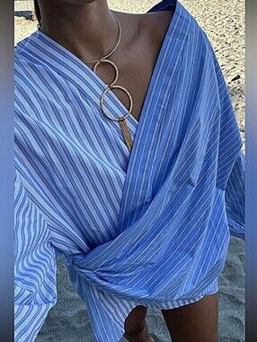Zara Peoni wrap shirt